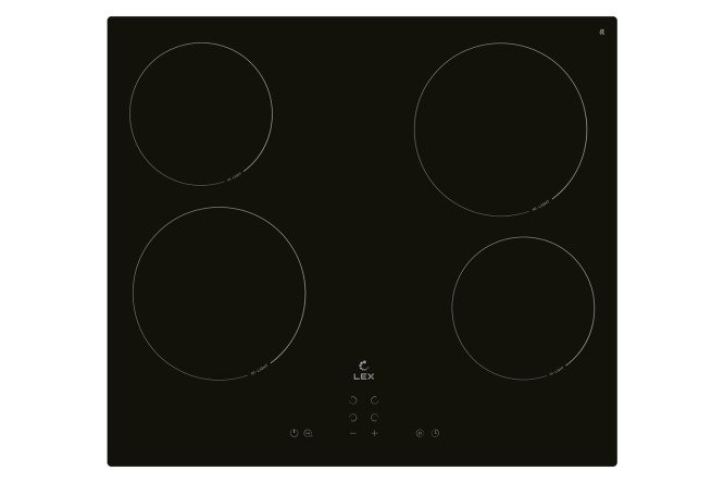 Изображение товара Электрическая панель LEX EVH 640B BL, чёрный 59 см