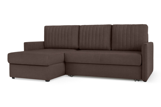 Изображение товара Угловой диван-кровать DREAMART Онтарио с механизмом Еврокнижка, размеры 223х90х155 см