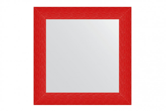 Изображение товара Настенное зеркало в багетной раме EVOFORM BY 3904 Красная волна 70х70 см