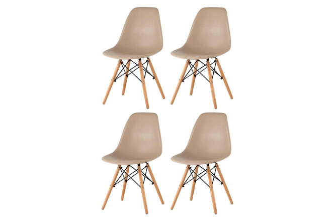 Набор стульев Stool Group Eames 46х81х53 см