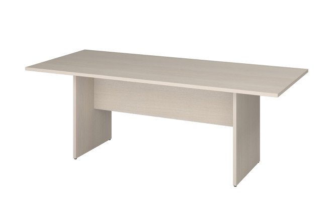 Изображение товара Стол для заседаний Этюд с светлой дубовой столешницей и основанием