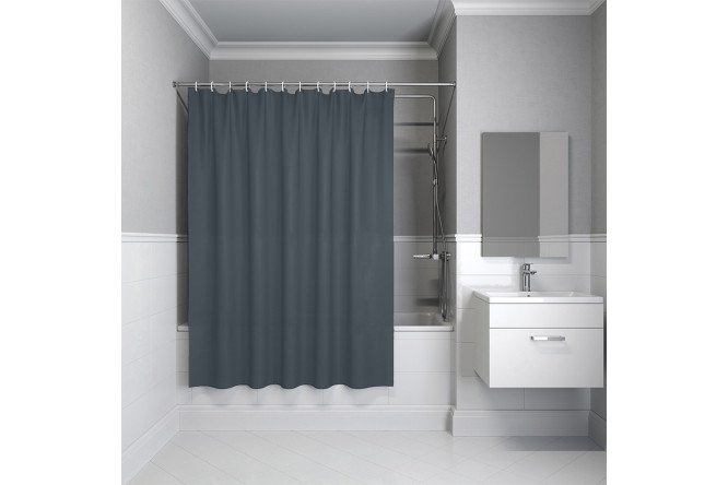 Штора для ванной комнаты IDDIS Base 180x200 см