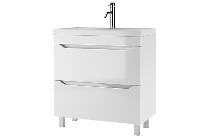 Изображение товара Тумба напольная Айсберг Ева В2 DA5908T с 2 ящиками 79.2 см