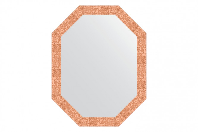 Изображение товара Настенное зеркало в багетной раме EVOFORM Polygon BY 7096 72х92 см медь