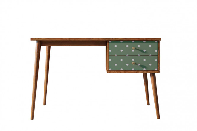 Изображение товара Письменный стол Berber с 2 ящиками 120x75x60 см для домашнего офиса