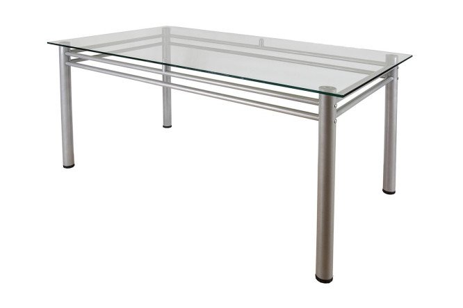 Изображение товара Стол обеденный Робер 140х78х80 см из стекла и металла