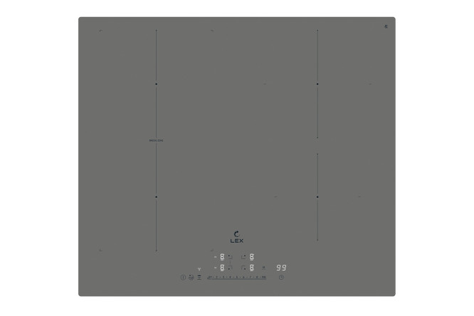 Изображение товара Индукционная варочная панель LEX Evi 641A I GR, 59 см стеклокерамика 4 зоны