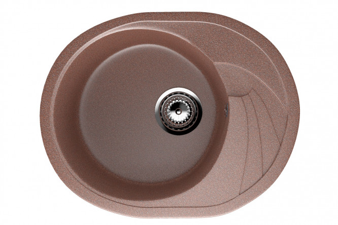 Изображение товара Мойка кухонная с крылом ULGRAN U-403 57х46,5 см искусственный мрамор