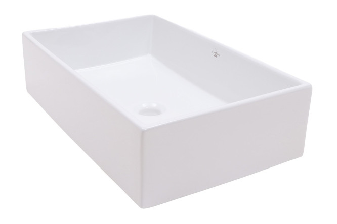 Изображение товара Умывальник на столешницу ALCORA Kadis 219-606463 60.5х16.5х40 см санфарфор накладной