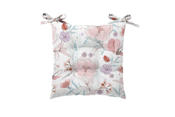 Изображение товара Подушка для стула Флорентини с тафтингом 40х40 см мультиколор