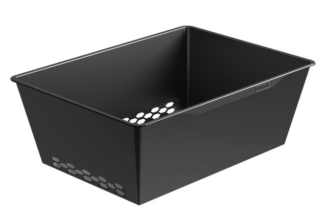 Изображение товара Практичная корзина GBP для хранения с каркасом графит размер 57,8х28,5х42,3 см