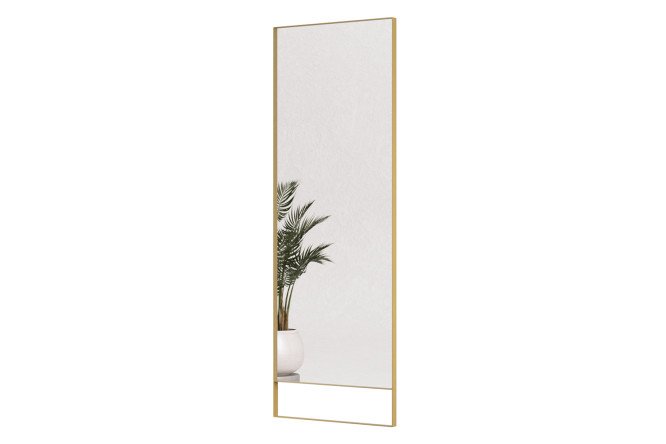Изображение товара Зеркало в раме GENGLASS Halfeo slim leg 80х220 см настенное прямоугольное