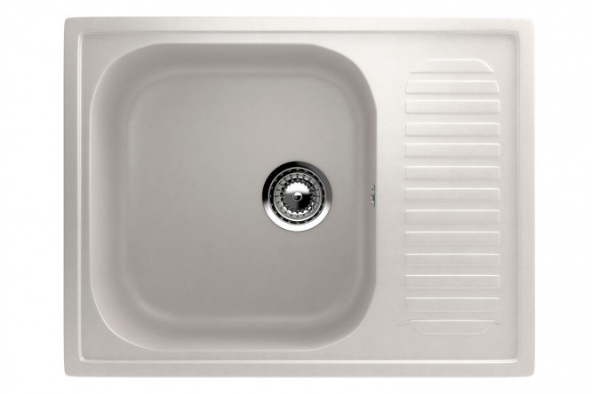 Изображение товара Мойка с крылом ULGRAN U-202 64х49х19 см искусственный мрамор