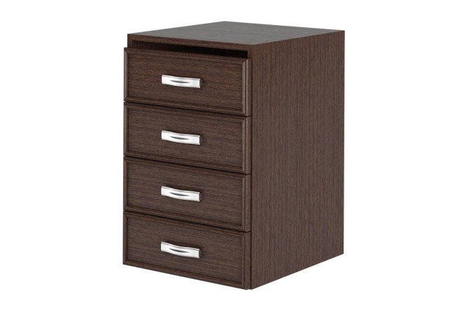 Изображение товара Тумба подвесная Porto с 4 ящиками 45х67.5х52.5 см венге цаво