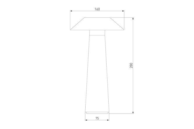 Светильник настольный ELEKTROSTANDARD Future LED, 15.8x28.2x15.8 см
