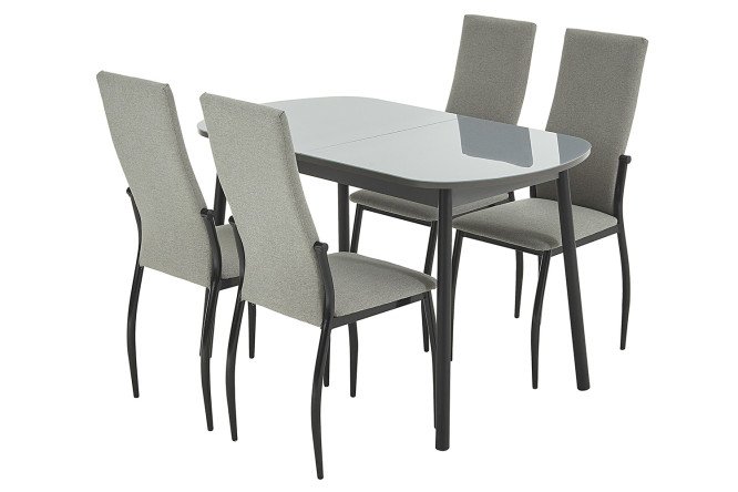 Изображение товара Комплект мебели Стулья Ontario и стол Давос с раздвижным столом