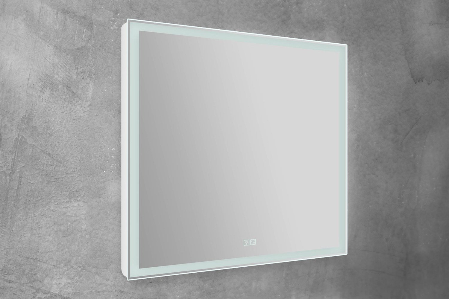 Зеркало с подсветкой BELBAGNO SPC-GRT-800-800-LED-TCH-WARM с подогревом 80х80 см