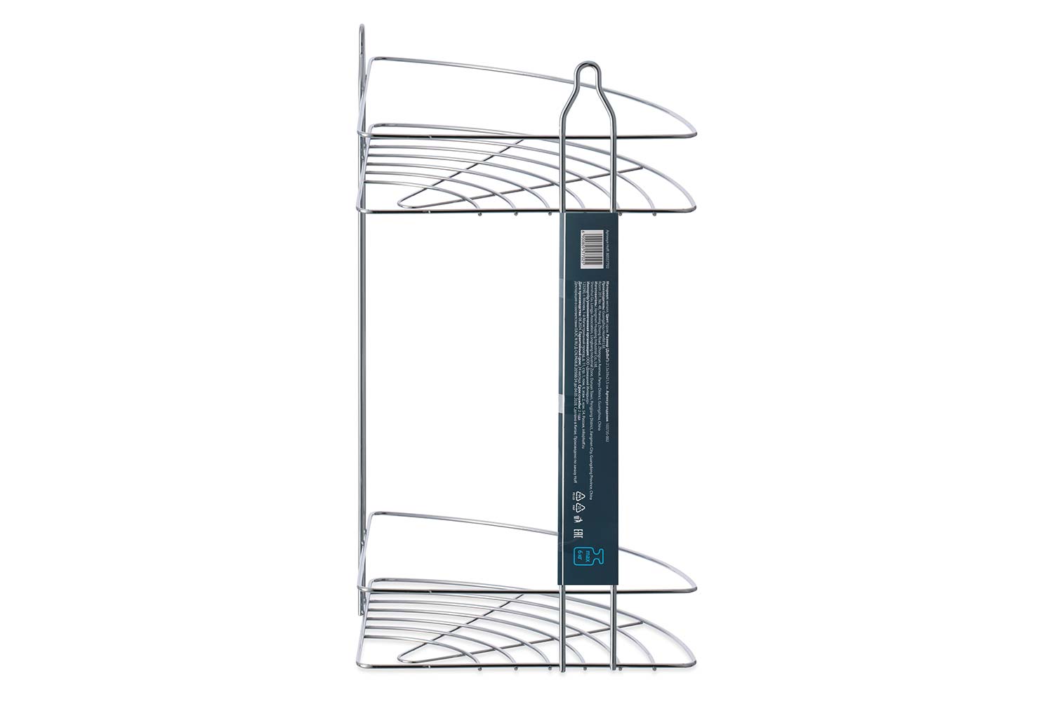Полка 2-ярусная угловая BERKRAFT Classic 21.5x39x21.5 см