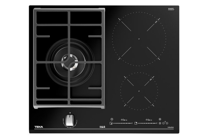 Изображение товара Комбинированная варочная панель Teka Hybrid JZC 63312 ABN 60 см стеклокерамика