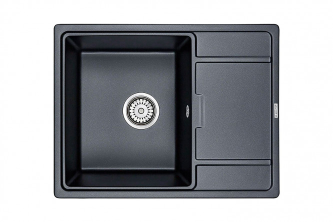 Изображение товара Врезная кухонная мойка с крылом PAULMARK Weimar PM216550-BLM 65х50х20 см