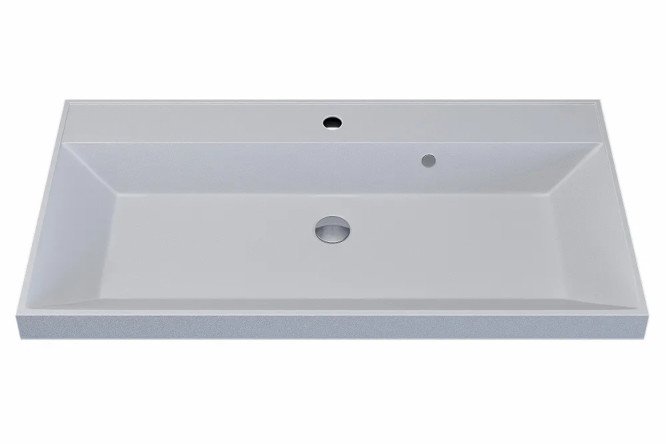Изображение товара Раковина для ванной Classic Quartz 291030009 Полувстраиваемая, 90х15х45 см