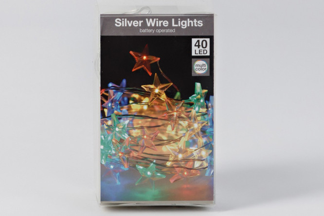 Изображение товара Электрогирлянда Звезда 2 м мультиколор с 40 светодиодами