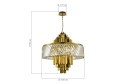 Люстра подвесная ST LUCE Nari 26 кв.м., 70х70х70 см, E14