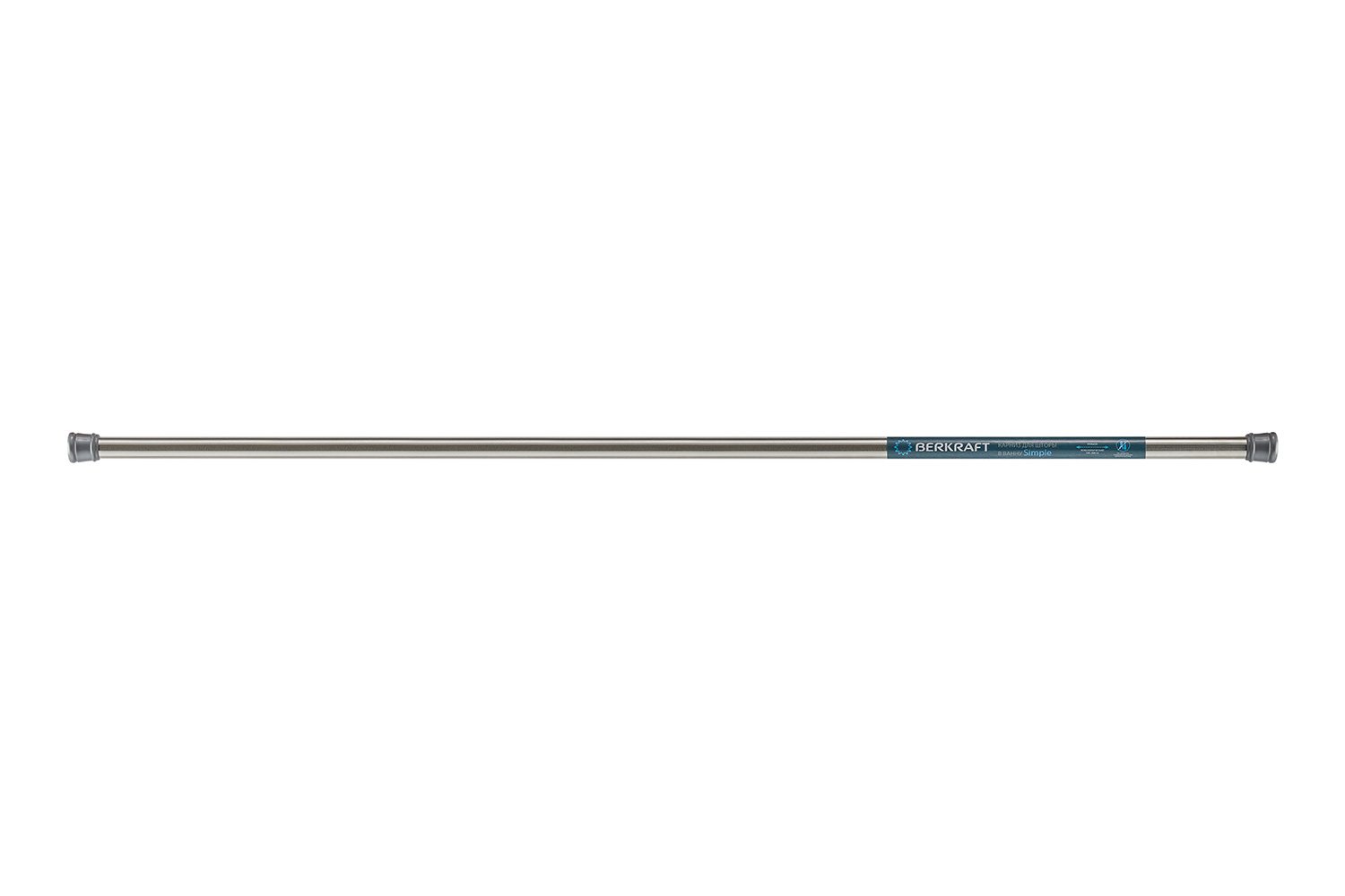 Карниз для шторы в ванну BERKRAFT Simple