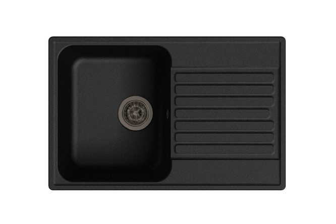 Изображение товара Мойка врезная LEX GENEVA 740 74х48х19.5 см из кварца