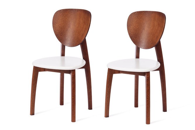 Изображение товара Комплект стульев Diamante 42х85х42 см из массива бука