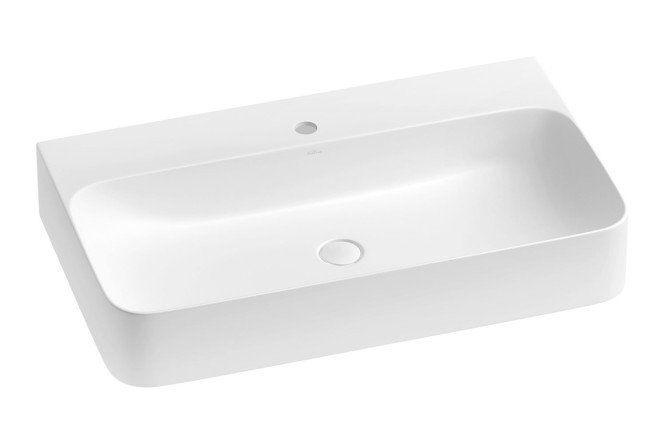Изображение товара Раковина накладная Clermont 302612000 белая матовая 80х13,5х47 см