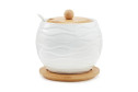 Сахарница EVIO Wave на подставке с ложкой 550 мл