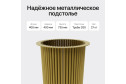 Стол GENGLASS Trubis Wood с трубчатым подстольем 90х75х90 см