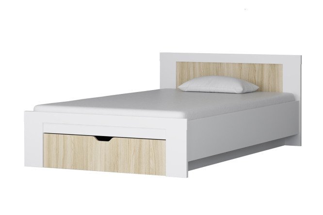 Изображение товара Кровать Дельта Next 120х200 см белый ясень шимо светлый для спальни