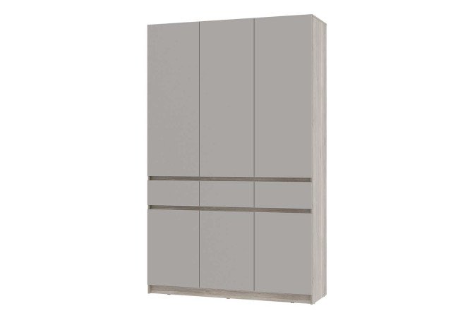 Изображение товара Трехстворчатый шкаф Багира 150x238.4x51 см ЛДСП современный дизайн