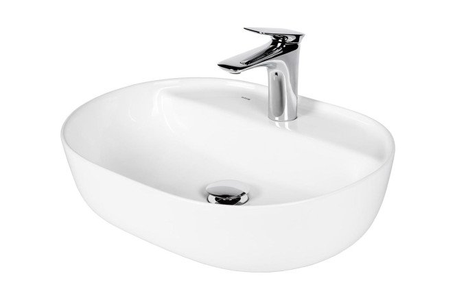 Изображение товара Раковина накладная BOND Oval S01-500 Накладная, 50х13.5х39 см