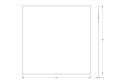 Зеркало настенное с фацетом EVOFORM Standard BY 0228 90х90 см