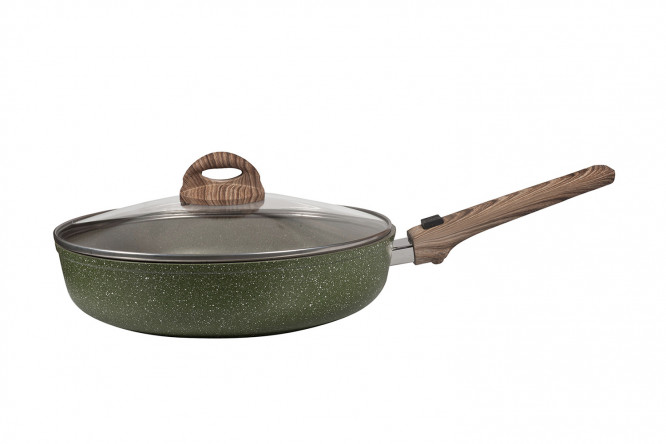 Изображение товара Сковорода глубокая с крышкой PANAIRO OliverStone 24 см