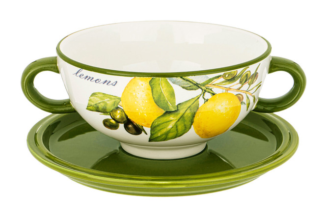 Изображение товара Бульонница Лемон Три Керамика