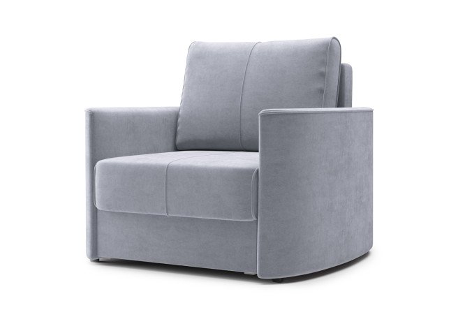 Изображение товара Кресло-кровать Антей с механизмом еврокнижка и велюровой обивкой