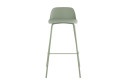 Барный стул Stool Group Mist 47х90х47 см, цвет сидушки серо-зелёный, ножек серо-зелёный