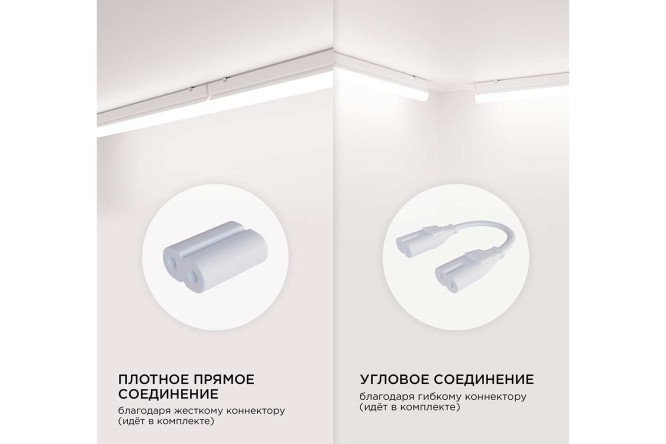 Фото 10 Светильник светодиодный APEYRON Touch 30-05, линейный, сенсор, аналог Т5, 14Вт, 230В/50Гц, 1190лм, 4000К, IP20, белый, 870х23х35мм, поликарбонат