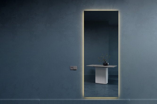 Фото 7 Зеркало с подсветкой GENGLASS Halfeo Slim NF LED XL 79х199 см