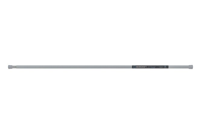 Изображение товара Карниз для шторы в ванну BERKRAFT Simple 140-260 см, диаметр 25 мм