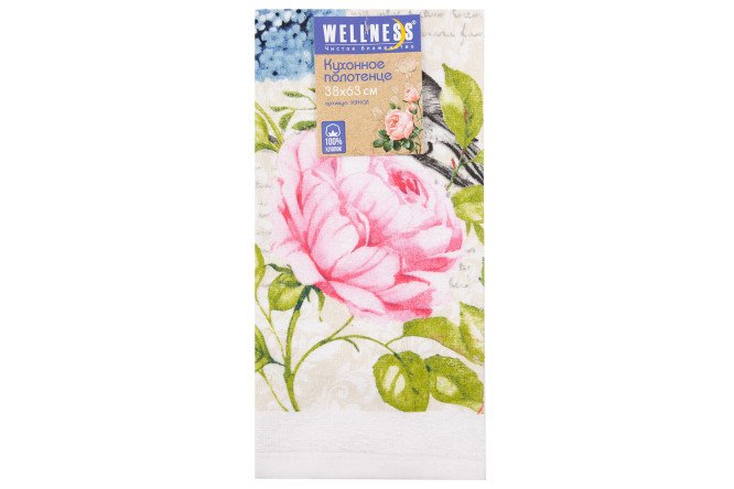Изображение товара Полотенце кухонное Нэнси 38x63 см из 100% хлопка