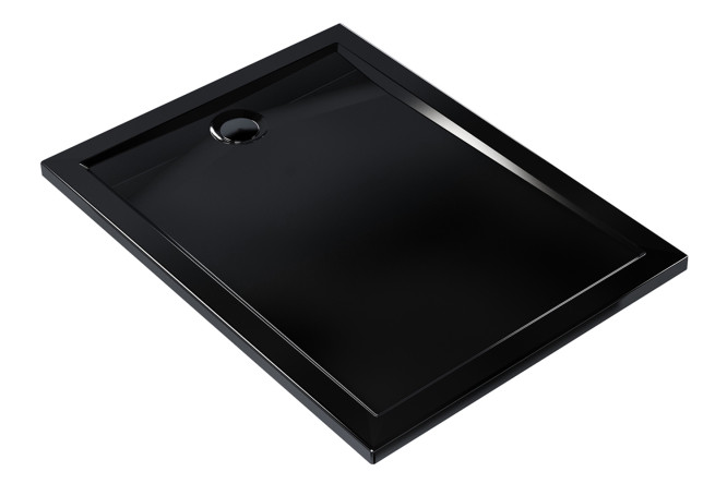 Поддон универсальный MELODIA DELLA VITA Square MTYSQ12080Bk 120х13х80 см
