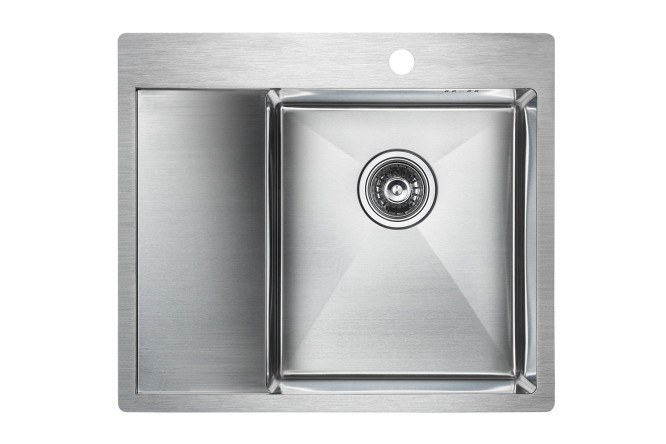 Изображение товара Врезная мойка PAULMARK Kroner 59F PM225951-BSR с крылом 59x51x20 см