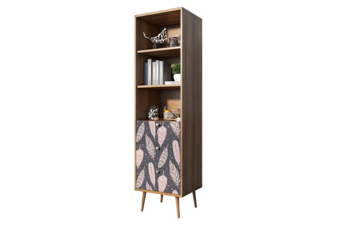 Изображение товара Стеллаж Berber из ЛДСП, коричневый - 40х190х45 см