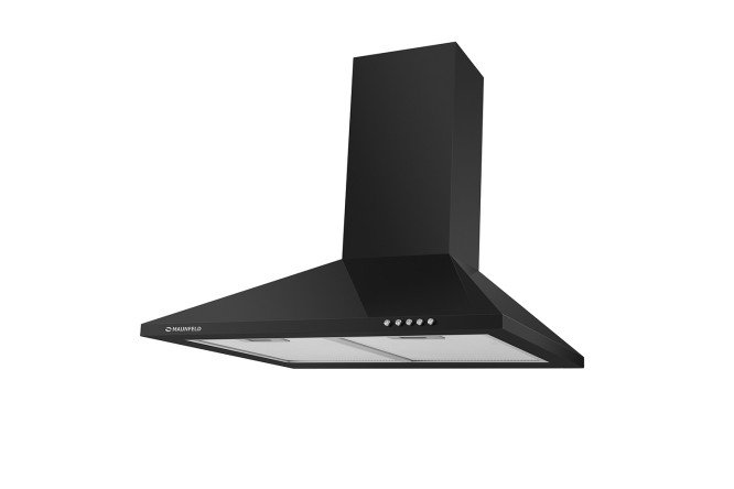 Изображение товара Вытяжка MAUNFELD Cork 60 Black для кухни, уровень шума 47 дБ, рециркуляция