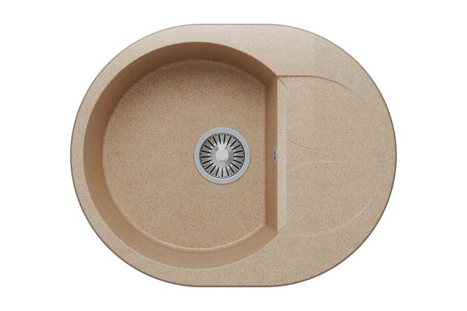 Изображение товара Мойка врезная POLYGRAN Atol 62х50х21.6 см с крылом